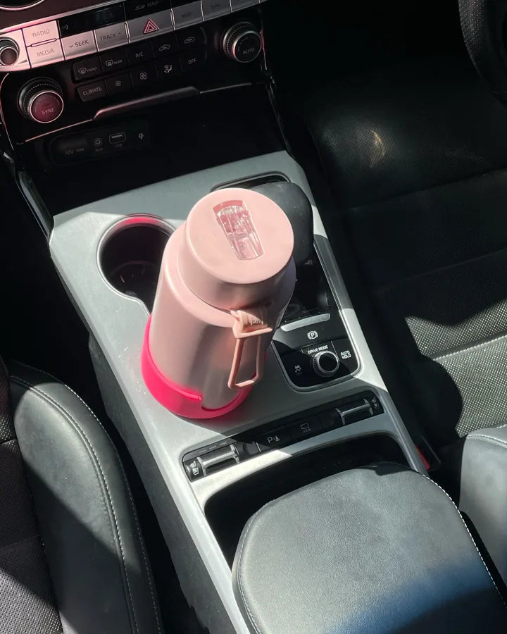 Frank Green Car Cup Holder Expander - Neon Pink