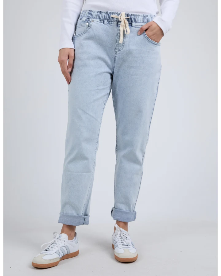 Juliette Denim Jogger - Vintage Pale Blue