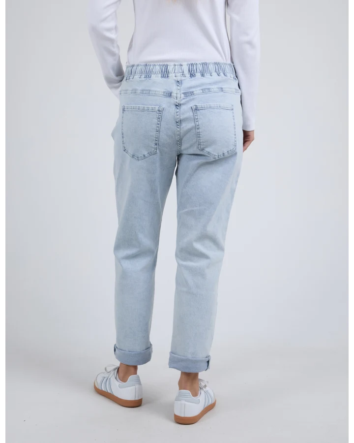 Juliette Denim Jogger - Vintage Pale Blue
