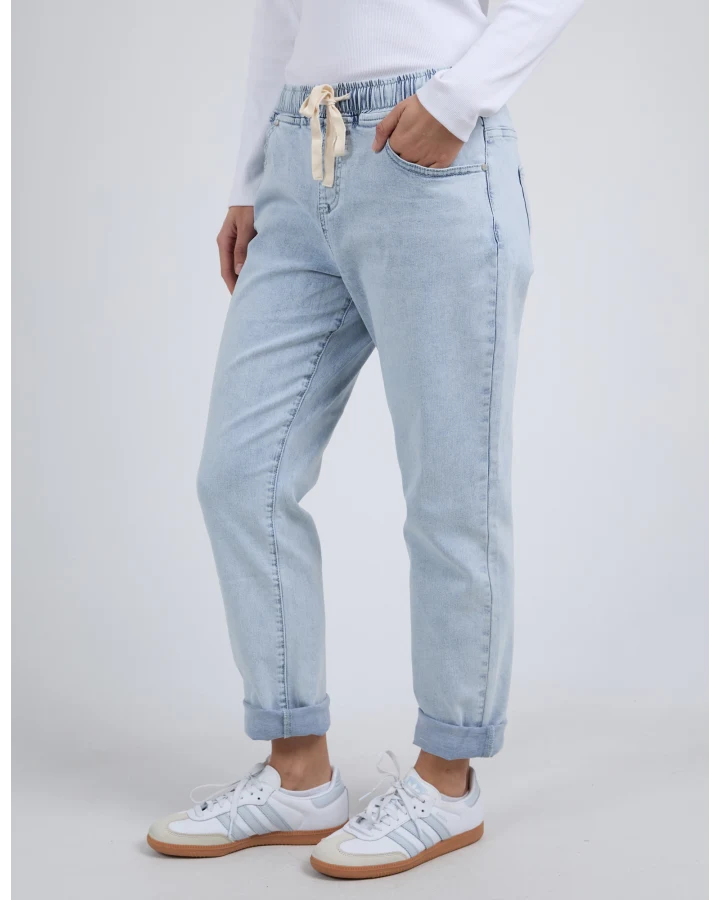 Juliette Denim Jogger - Vintage Pale Blue