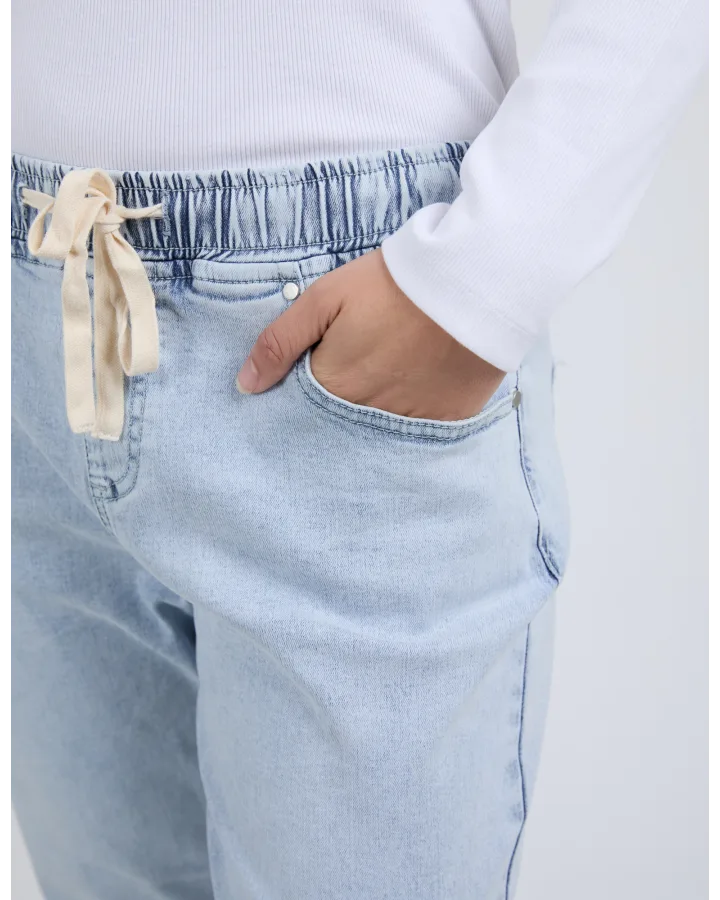 Juliette Denim Jogger - Vintage Pale Blue