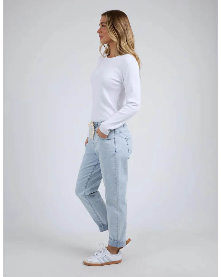 Juliette Denim Jogger - Vintage Pale Blue