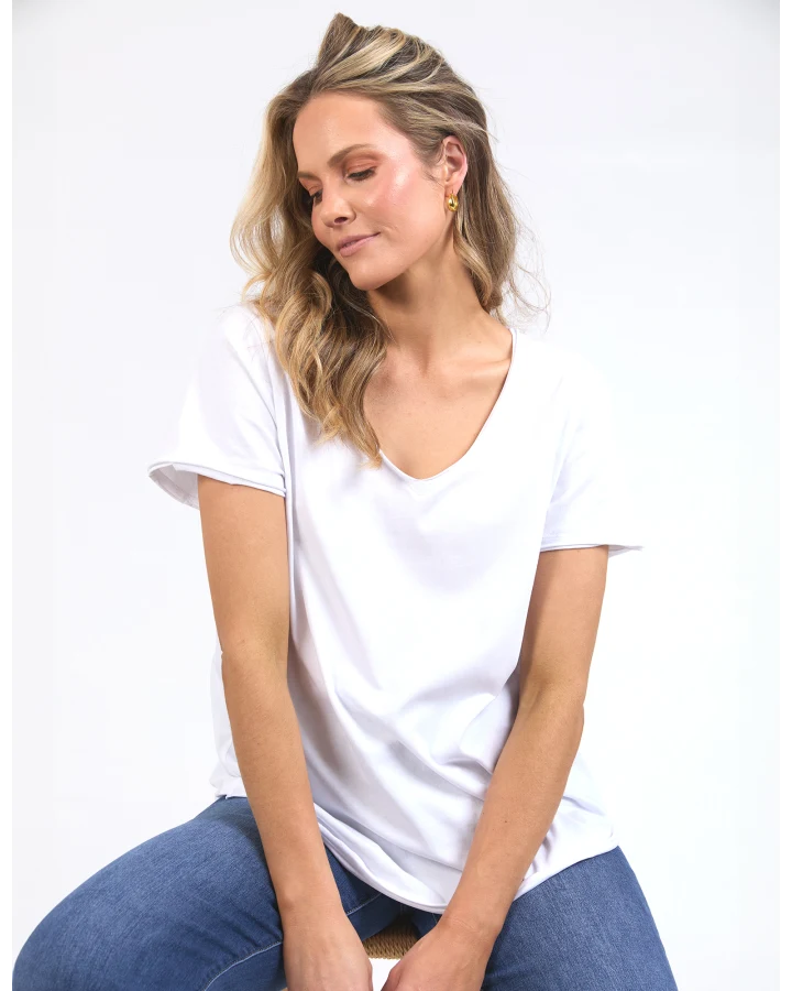 Pima Vee Tee - White