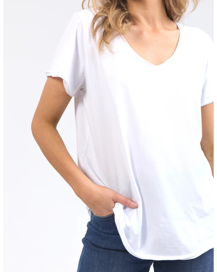 Pima Vee Tee - White