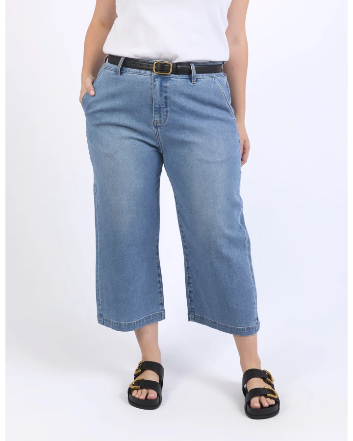 Sidney Cropped Jeans | Light Blue Wash