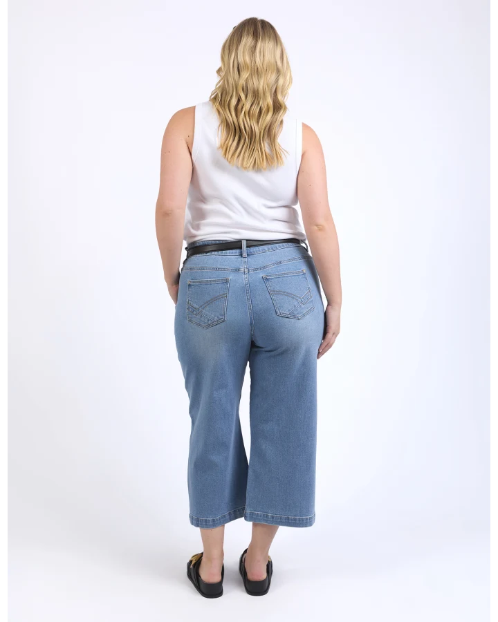 Sidney Cropped Jeans | Light Blue Wash