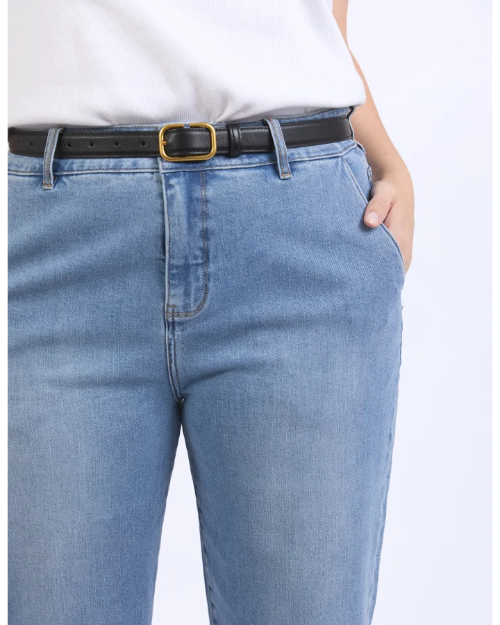 Sidney Cropped Jeans | Light Blue Wash