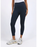 Luxe Rib Legging - Navy
