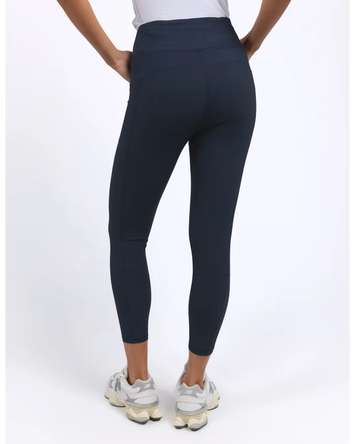 Luxe Rib Legging - Navy