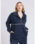 Bonnie Half Zip | Navy