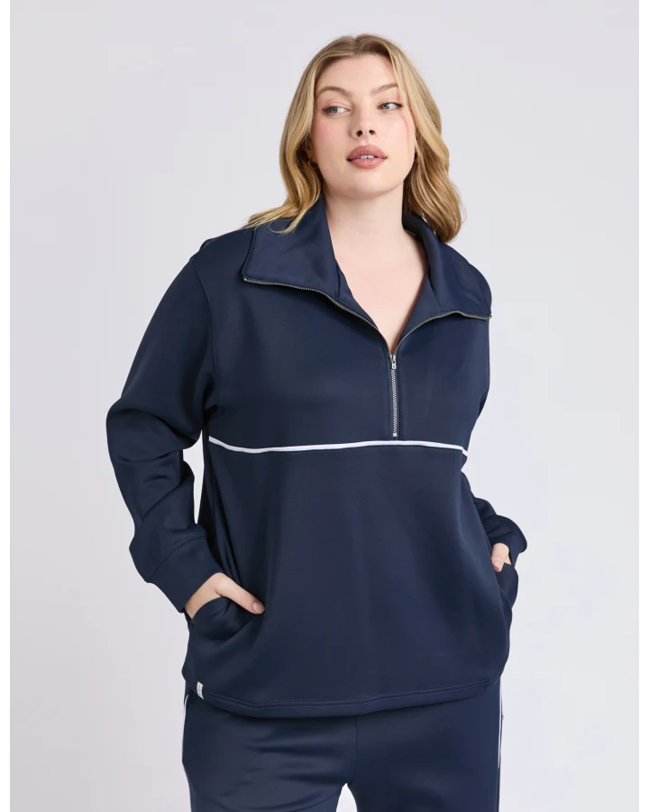 Bonnie Half Zip | Navy