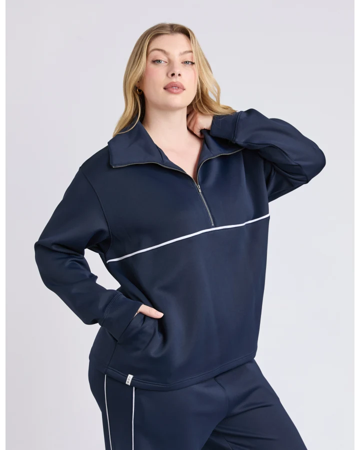 Bonnie Half Zip | Navy