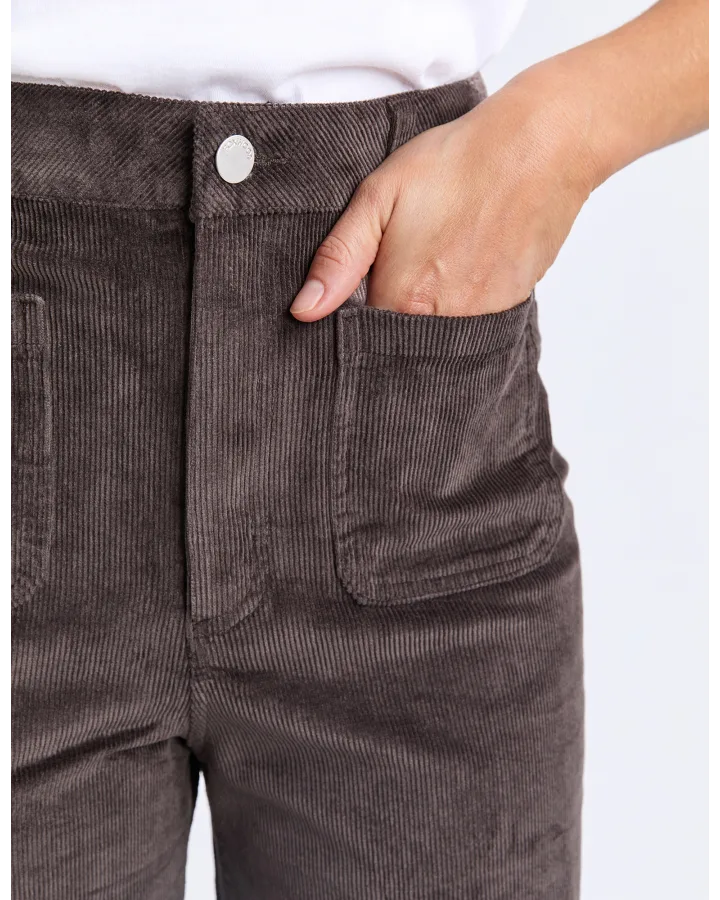 Henrietta Cord Pant - Coffee