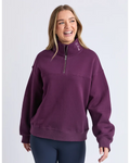 College Zip Crew - Plum