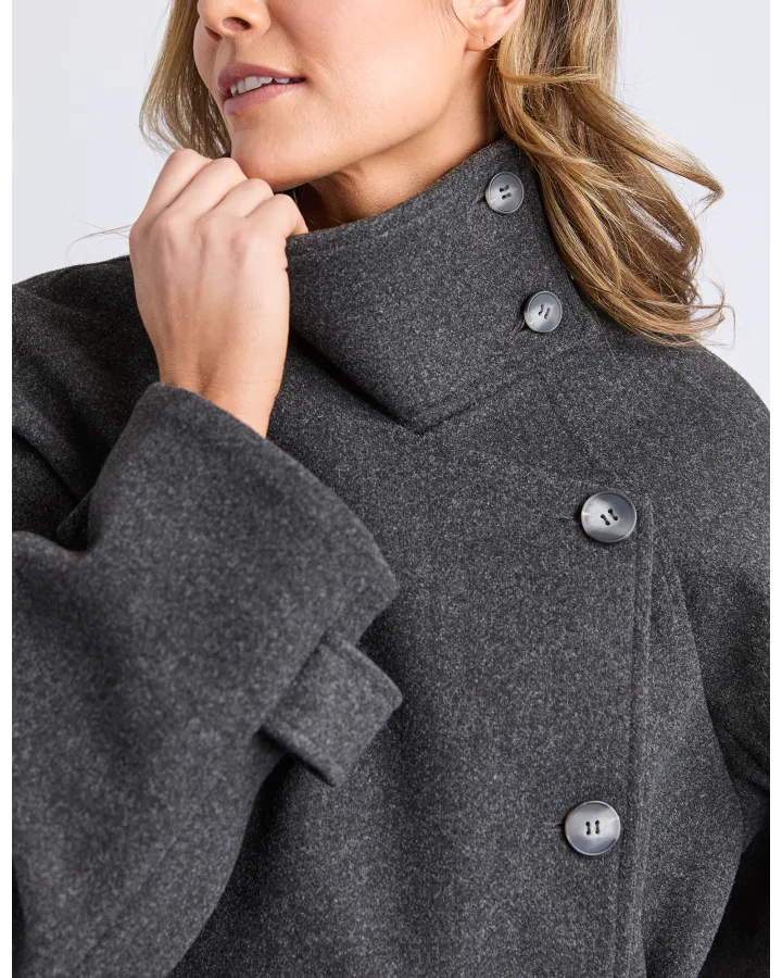 Caroline Coat Grey Marle