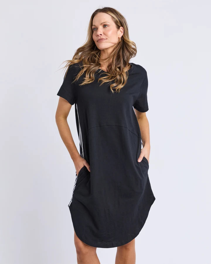Bay Tape Dress | Black