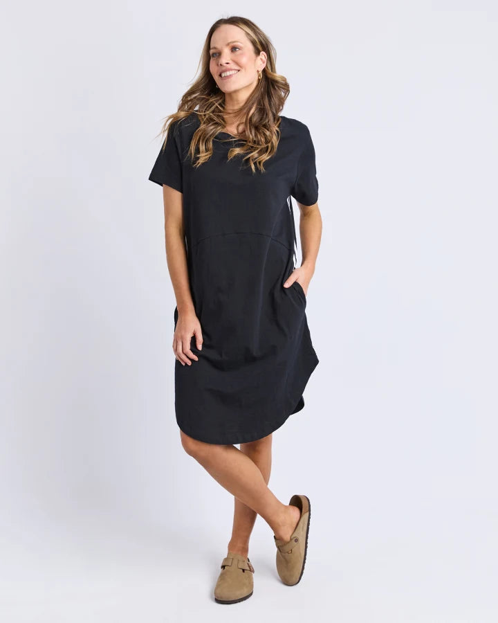 Bay Tape Dress | Black