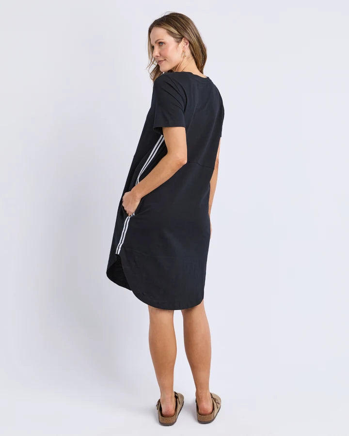 Bay Tape Dress | Black