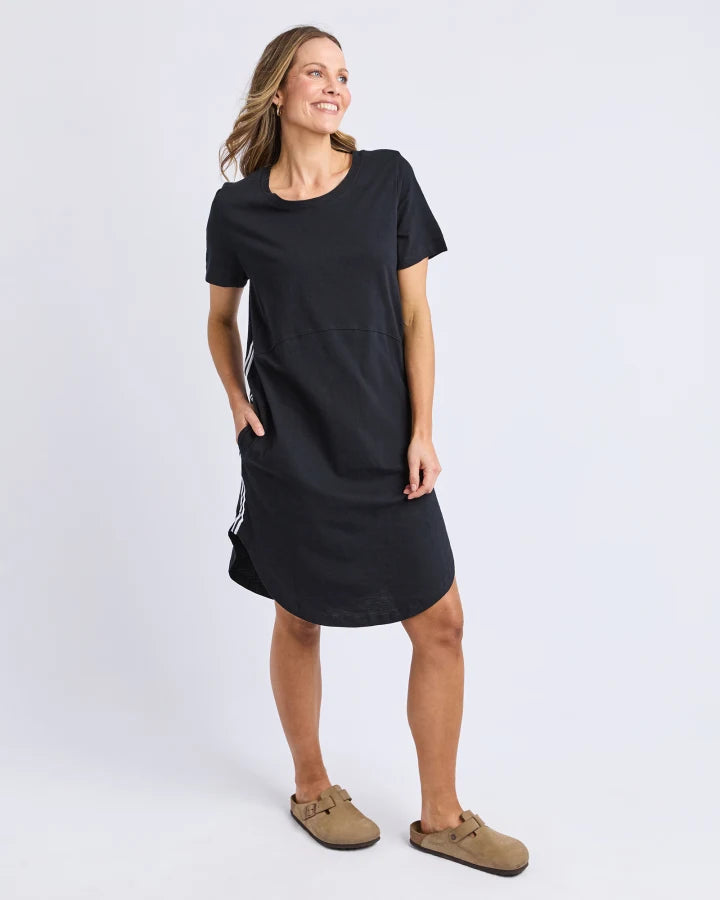 Bay Tape Dress | Black