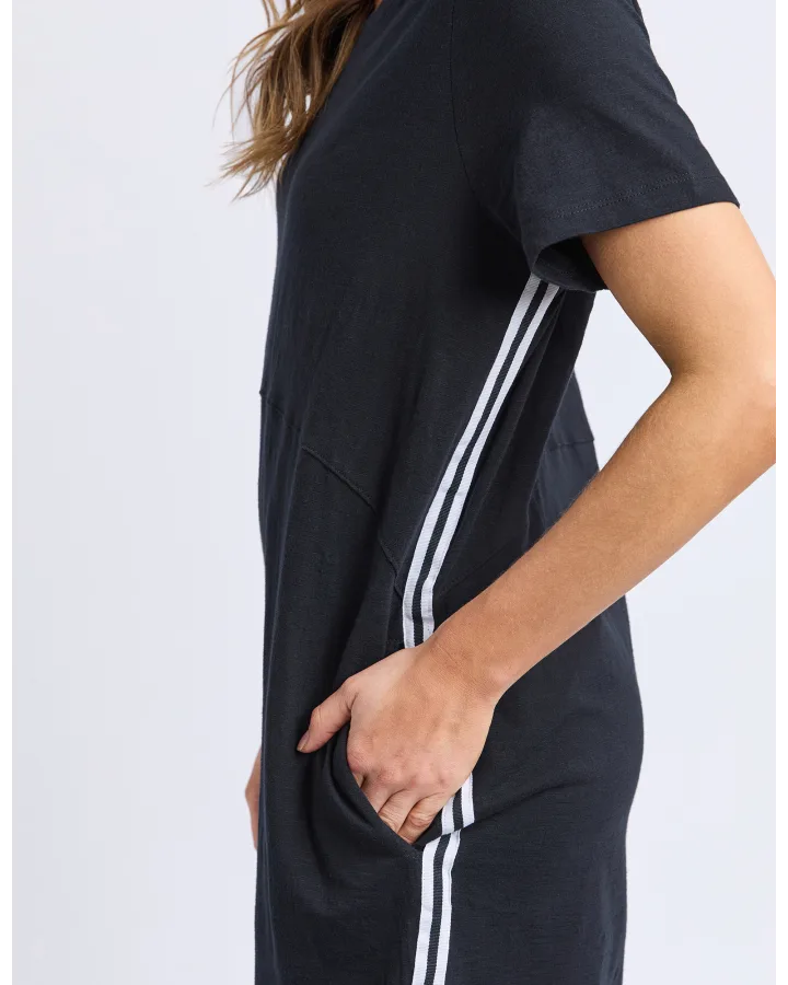 Bay Tape Dress | Black