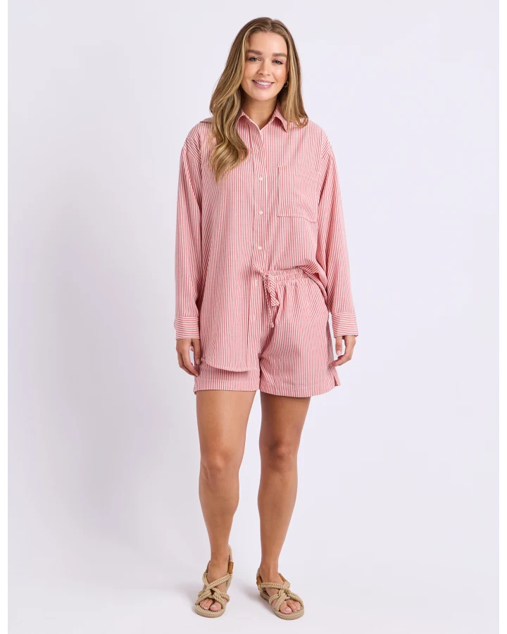Foxwood Echo Shirt | Red