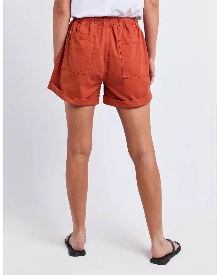 Emma Relaxed Short - Earth Brown