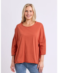 Anya LS Tee - Earth Brown
