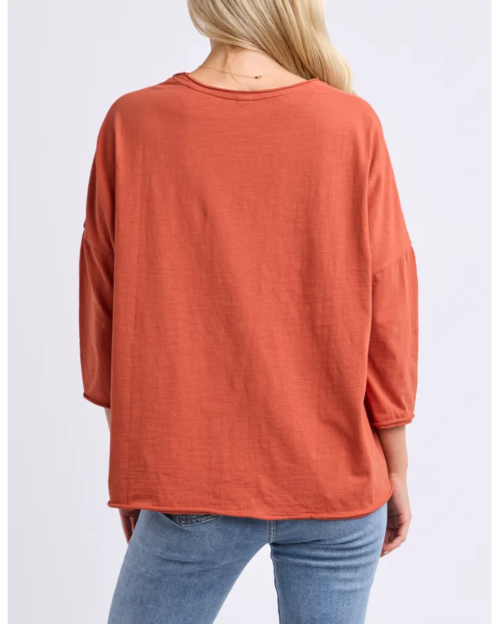 Anya LS Tee - Earth Brown