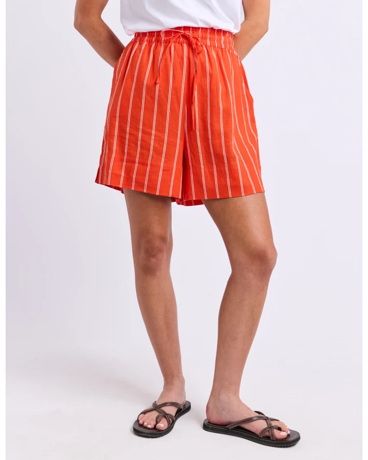 Bloom Short | Tangello Stripe
