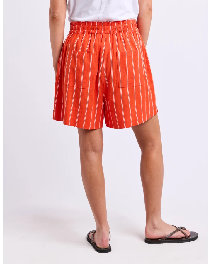 Bloom Short | Tangello Stripe