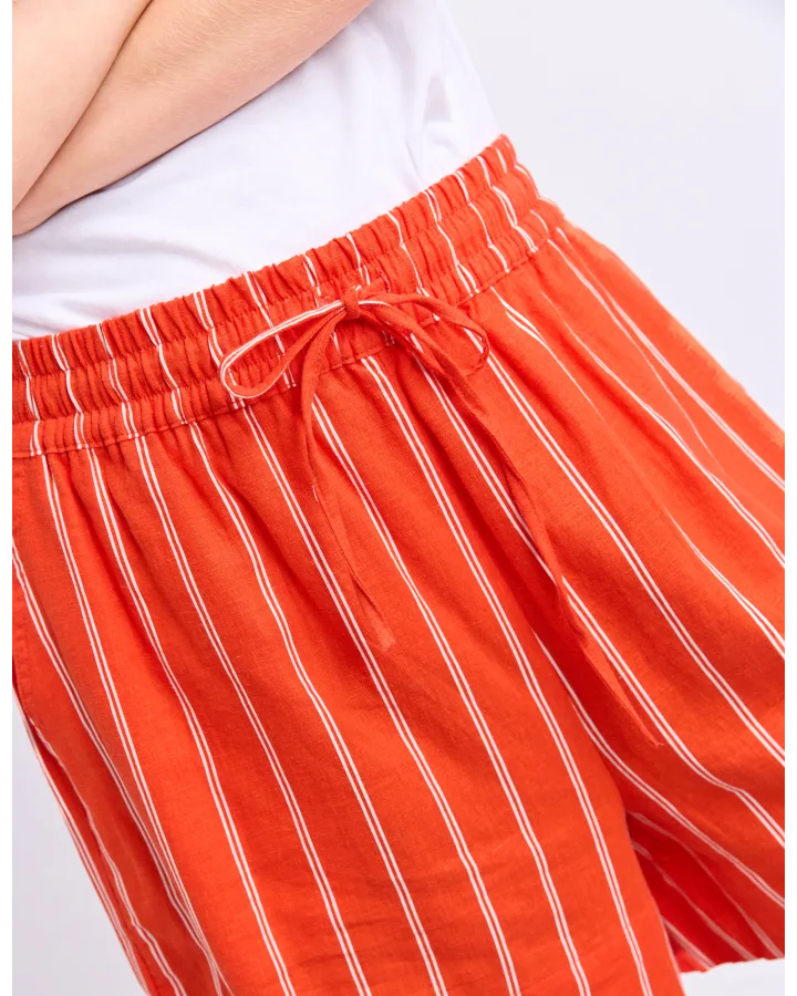 Bloom Short | Tangello Stripe