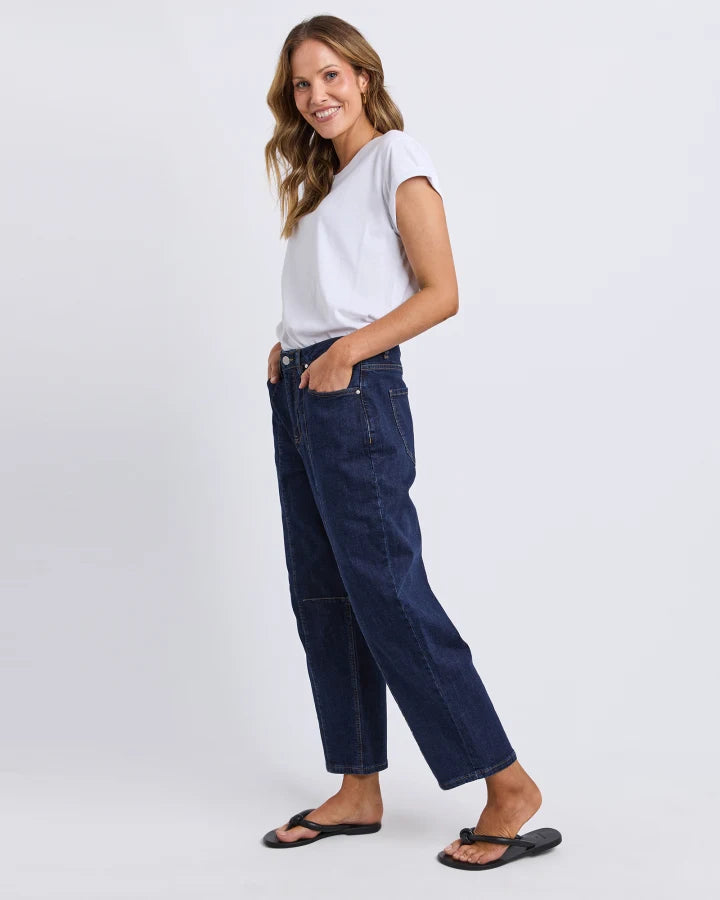 Ambrose Barrel Jean - Indigo