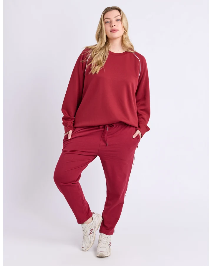 Sigrid Lounge Pant - Maroon