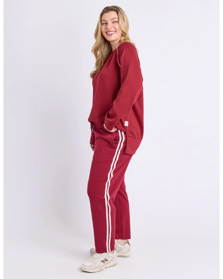Sigrid Lounge Pant - Maroon