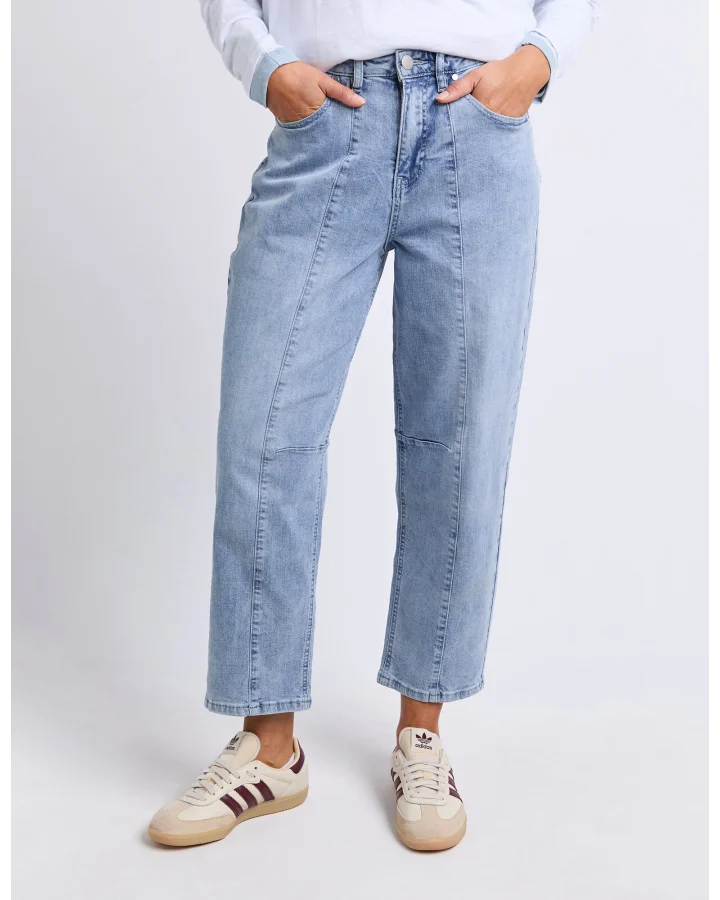 Ambrose Barrel Jean - Light Blue