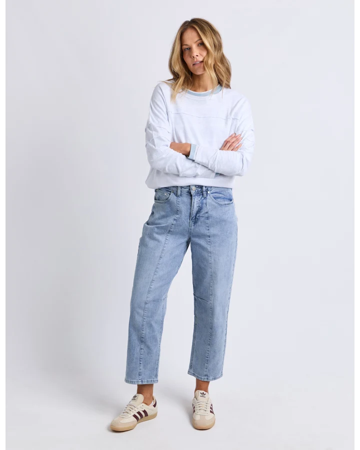 Ambrose Barrel Jean - Light Blue
