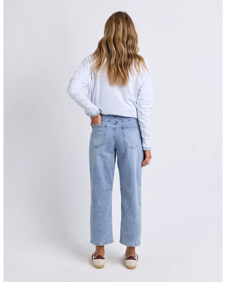 Ambrose Barrel Jean - Light Blue