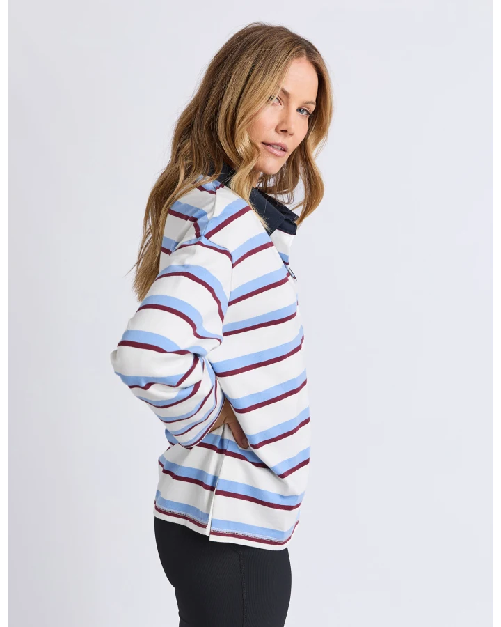 Cindy Stripe Rugby Top