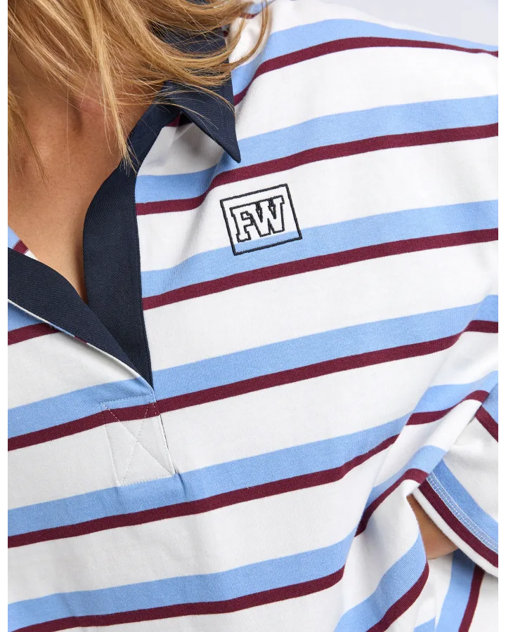 Cindy Stripe Rugby Top
