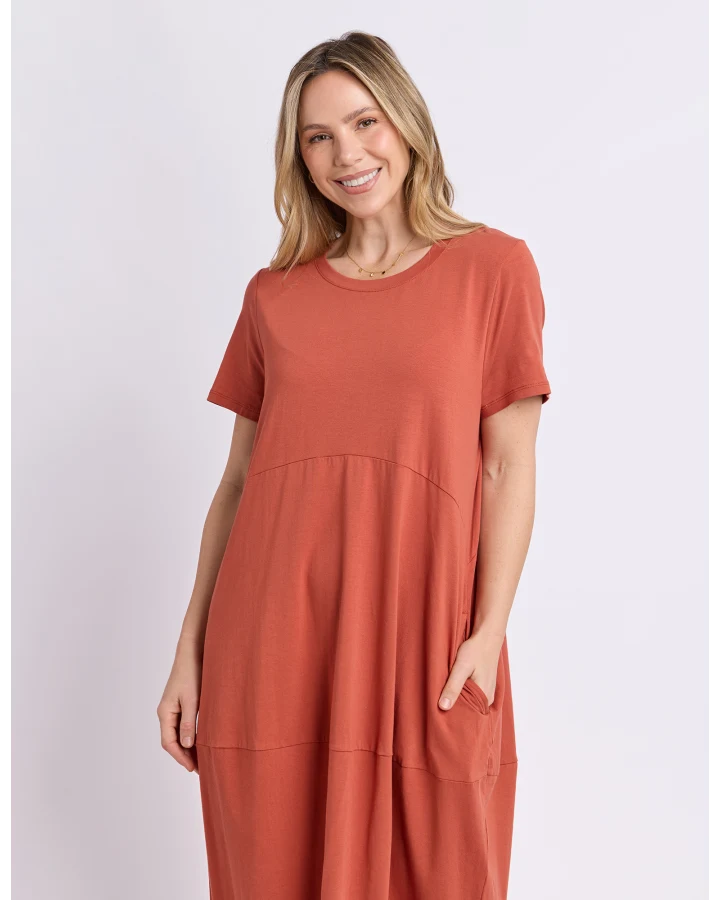 Diana Dress - Earth Brown