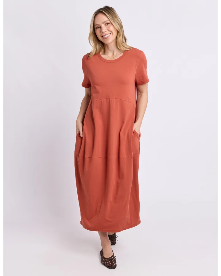 Diana Dress - Earth Brown