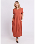Diana Dress - Earth Brown