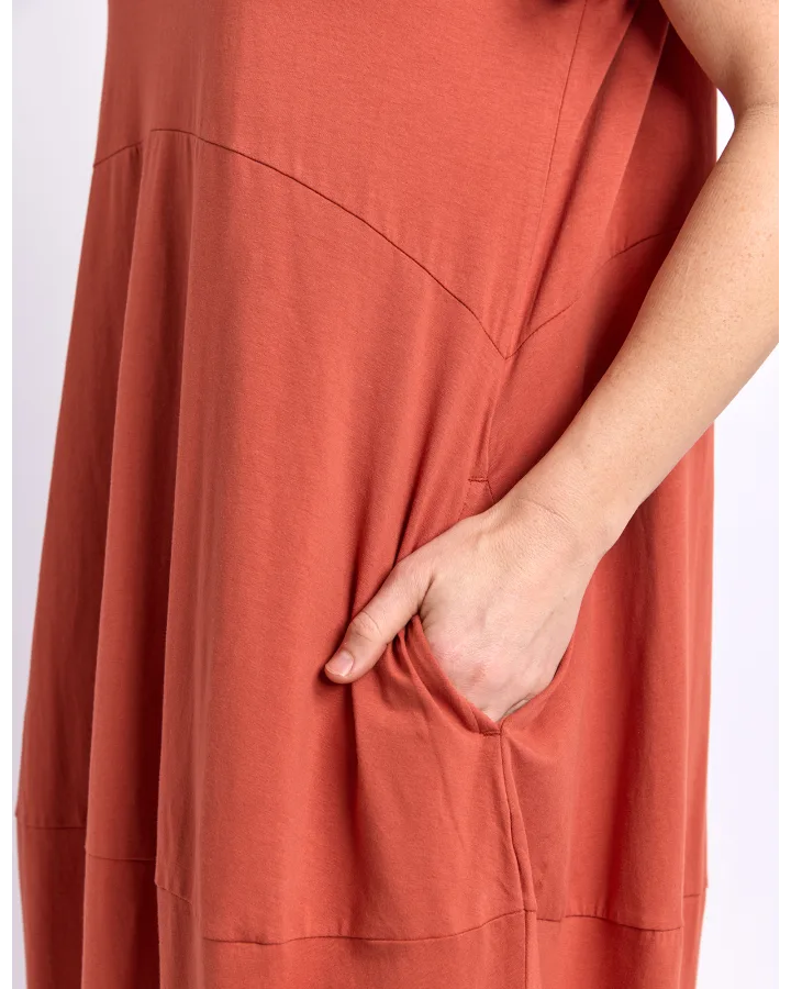 Diana Dress - Earth Brown