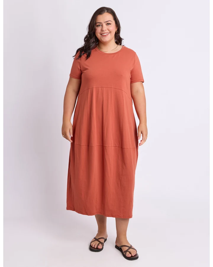 Diana Dress - Earth Brown
