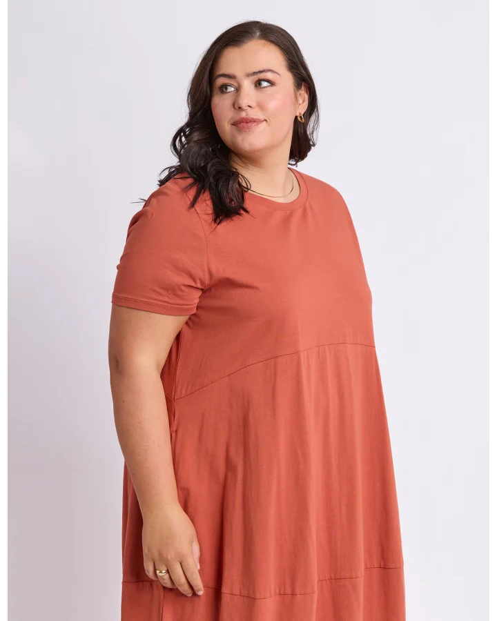 Diana Dress - Earth Brown