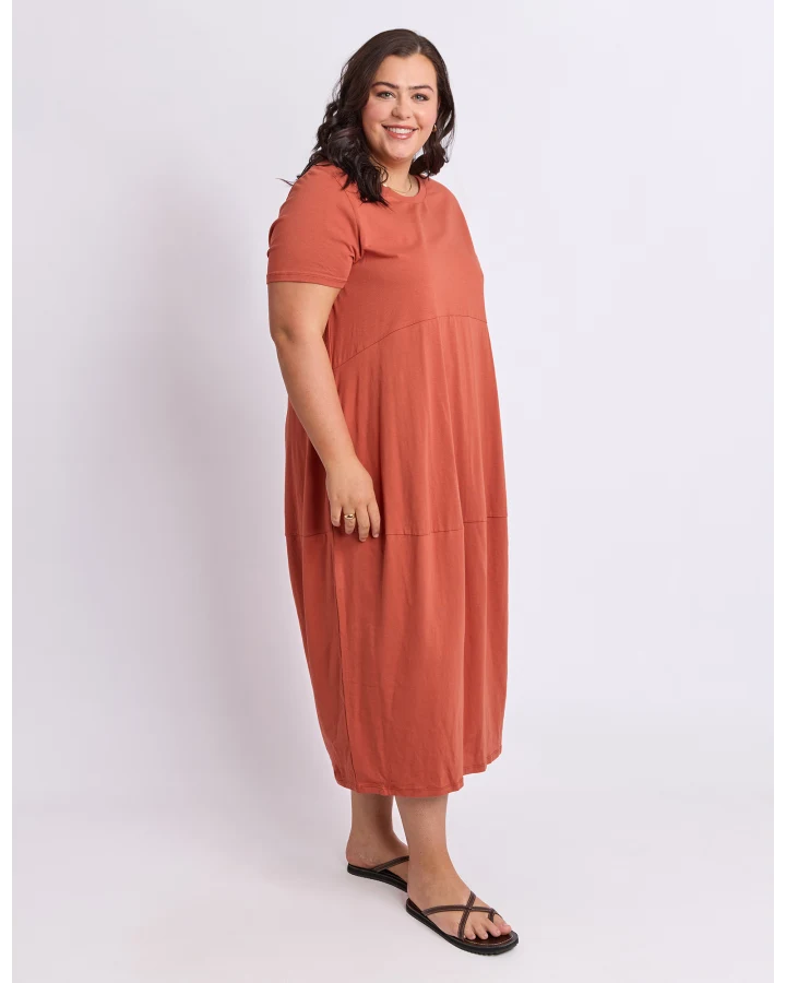 Diana Dress - Earth Brown