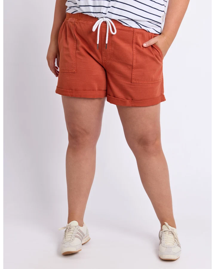 Emma Relaxed Short - Earth Brown