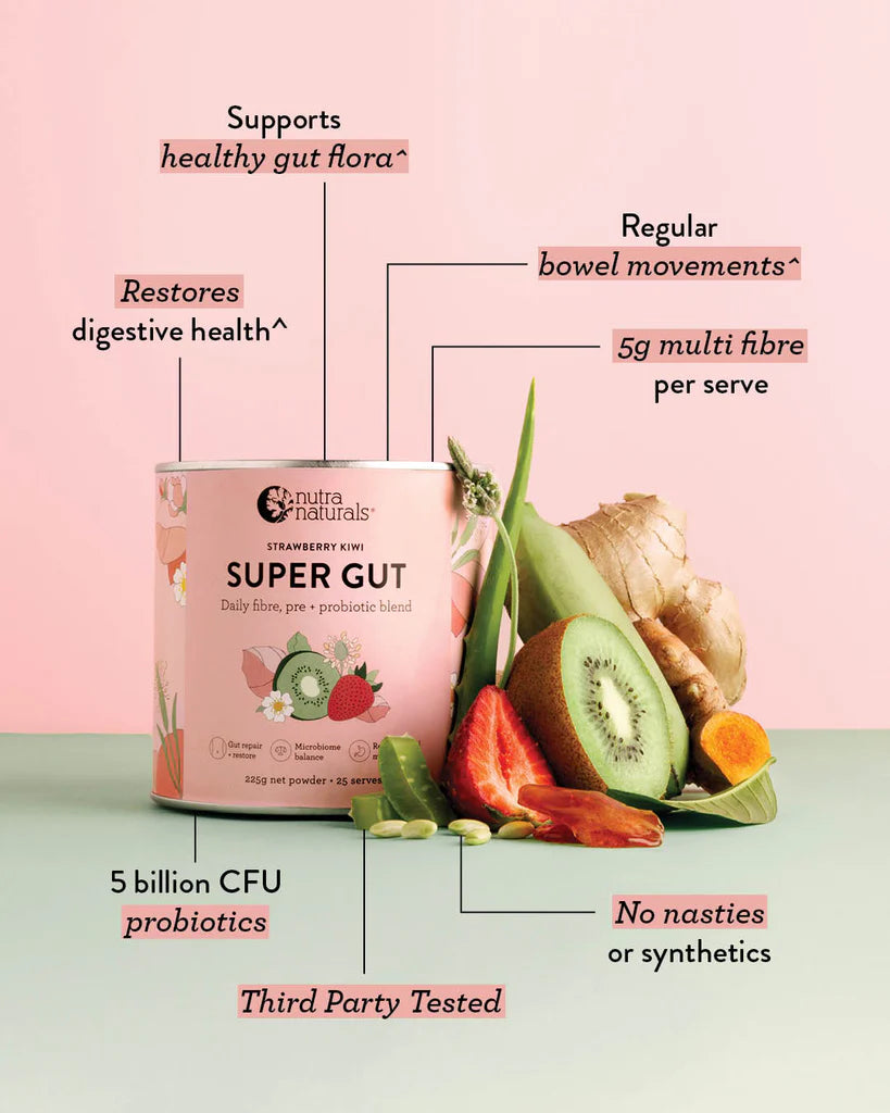 Nutra Natural Super Gut - Strawberry Kiwi
