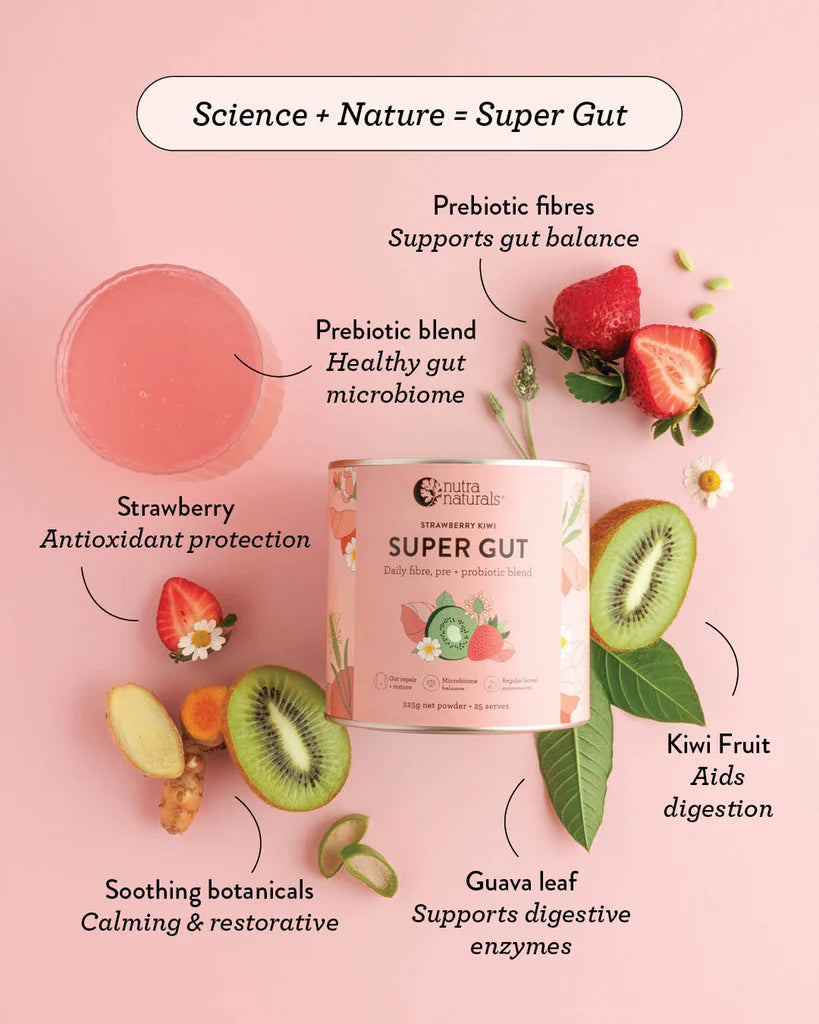 Nutra Natural Super Gut - Strawberry Kiwi