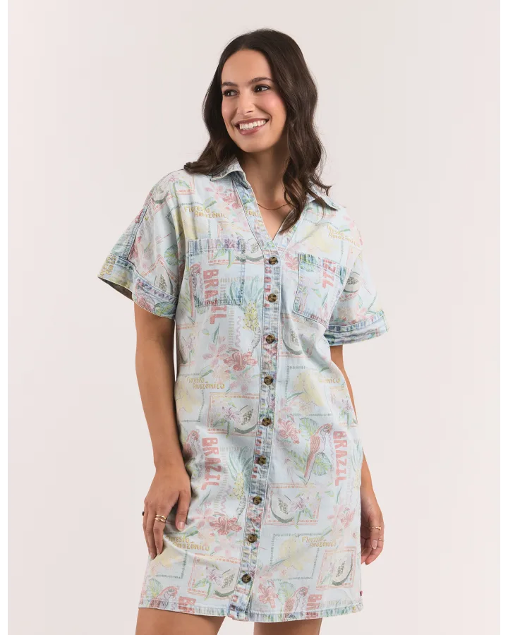 Jade Denim Dress | Elm
